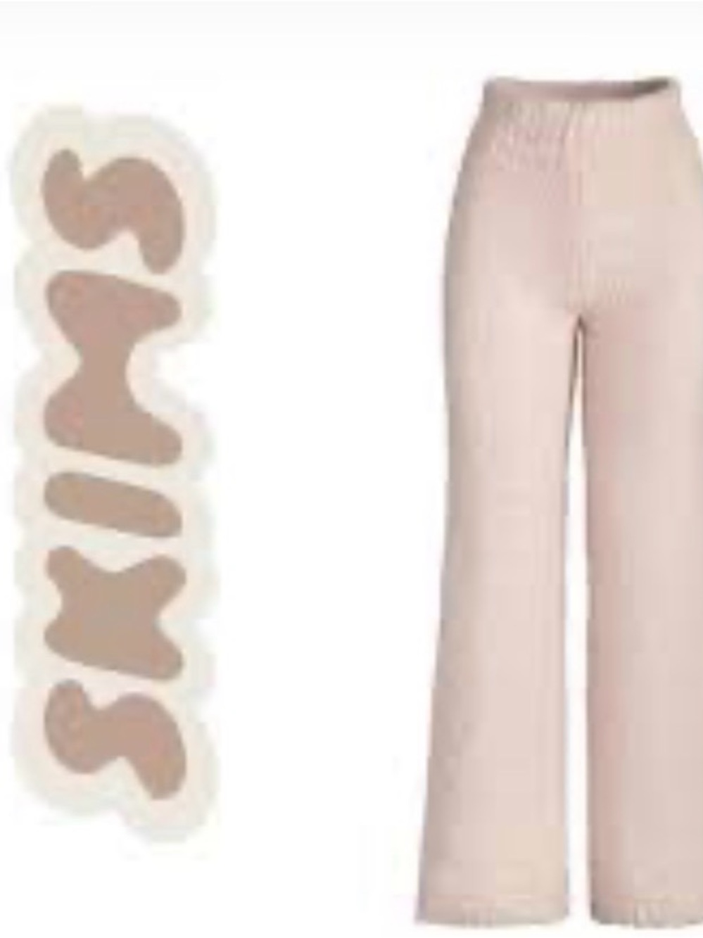 SKIMS Cozy Knit Wide Leg Pants